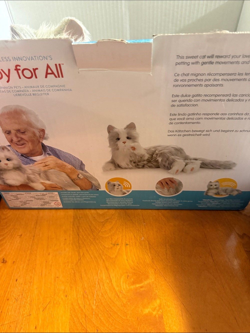 Ageless Innovation Joy For All Interactive Companion Animatronic Robotic Pet Cat